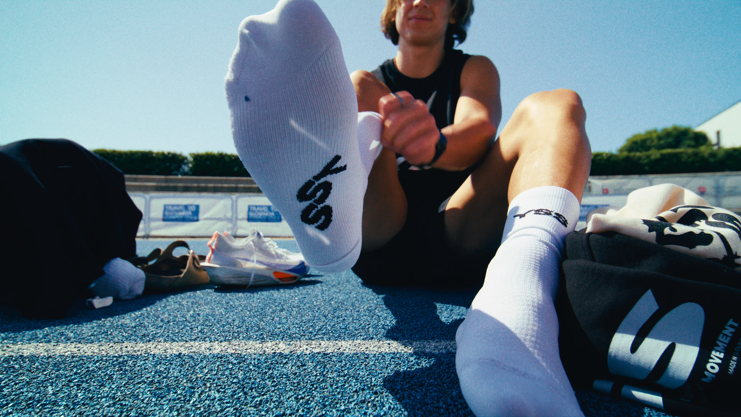 YSS WHITE Performance Socks
